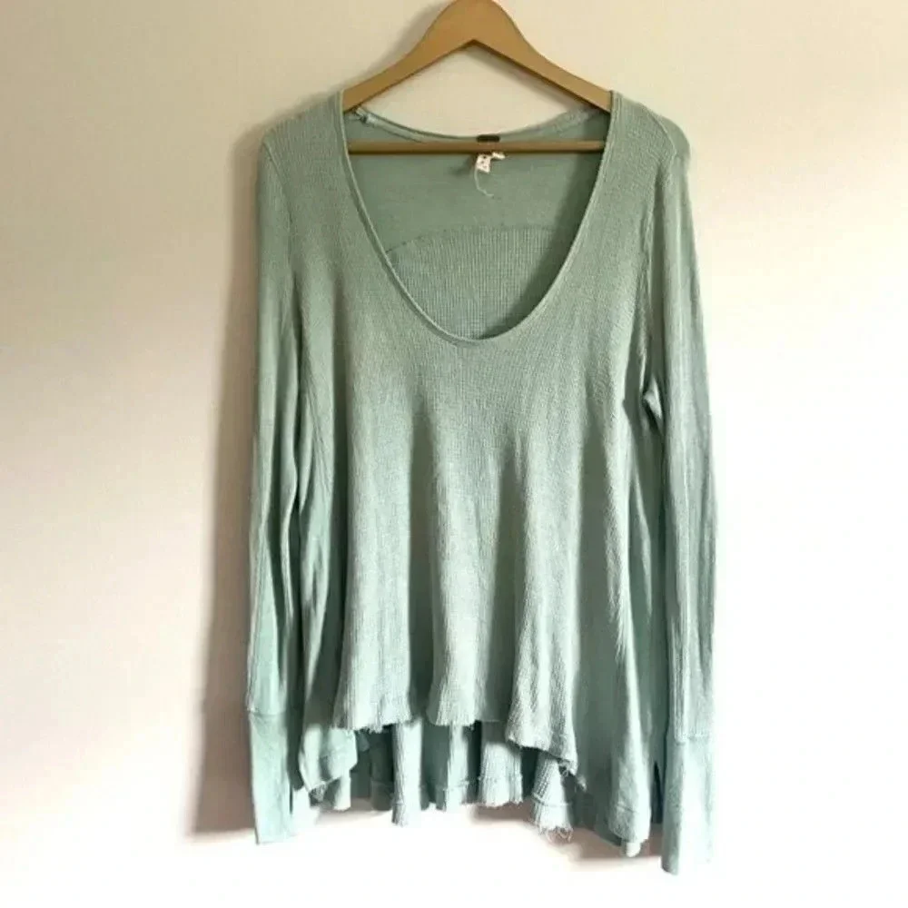 Free People We the Free Green Top